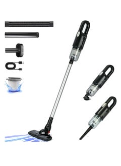 اشتري Cordless Vacuum Cleaner, 12000Pa Powerful Cordless Vacuum with 6000 mAh Battery, 35Mins Long Runtime, Lightweight & Ultra-Quiet Stick Vacuum for Hardwood Floor Carpet Pet Car Cleaning في السعودية