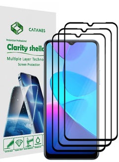 Buy 3 Pack For Vivo Y11s Screen Protector Tempered Glass Full Glue Back in UAE