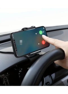 Buy Multi-Functional Universal Car Mobile Phone Holder Easy Clip Mount Stand Panel Dashboard GPS Navigation Bracket Holder For Phone in UAE