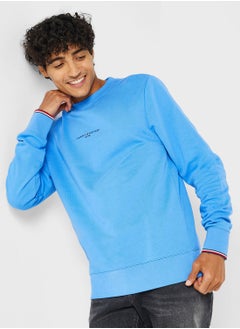 Buy Monogram Crew Neck Sweatshirt in Saudi Arabia