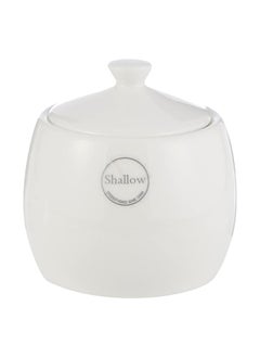 Buy Hospitality Sugar Bowl, White, 8 cm, JX130-M001-01 in UAE