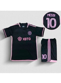 اشتري M MIAOYAN Football Jersey Messi Same Set Children's and Boys' Primary School Football Training Class Team Kit في السعودية