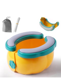 اشتري Travel Potty for Toddlers Kids, Foldable Potty, Potty Training Toilet Seat, Includes 20 Disposable Baggies, Emergency Travel Potty Perfect for Public Toilets, Road Trips, Beach, and More في السعودية