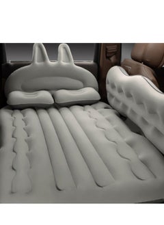 Buy Car Air Mattress Bed with Sides - Inflatable Seat Sleeping Bed- Blow Up Mattress for Truck Back Seat/Travel Camping Mattress, Grey in Saudi Arabia