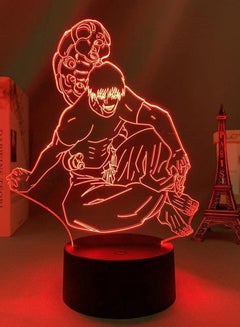 اشتري Night Light for Girls and Boys Anime Figure Lamp Manga Jujutsu Kaisen Toji Fushiguro for Bedroom Decor Jujutsu Kaisen Gift Acrylic Room Decor Remote Control Lighting في الامارات