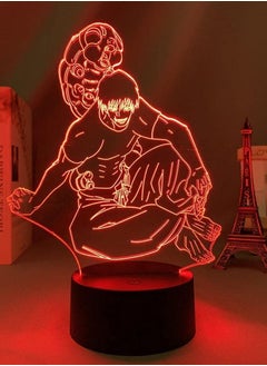 Buy Night Light for Girls and Boys Anime Figure Lamp Manga Jujutsu Kaisen Toji Fushiguro for Bedroom Decor Jujutsu Kaisen Gift Acrylic Room Decor Remote Control Lighting in UAE