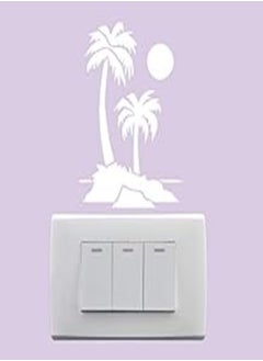 اشتري Wall Sticker - Light Switch - Palm & Moon في مصر