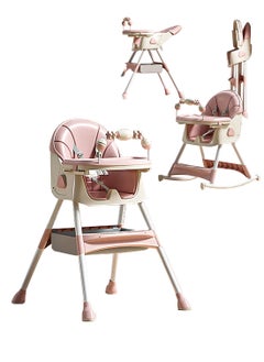 Buy Multifunctional Baby Highchair Adjustable And Portable Baby Dining Chairs Home Rocking Chair With Storage Box in Saudi Arabia