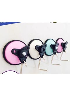 Buy Adjustable Hook Holder with Powerful Suction Cup - 4pcs in Egypt