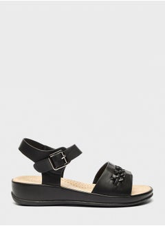 Buy Double Strap Wedge Sandals in UAE