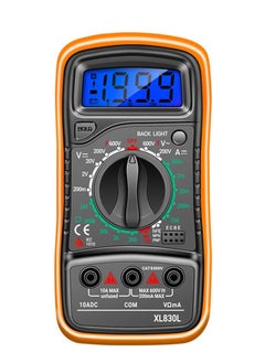 Buy Digital multimeter Portable high-Precision Digital Display multimeter with Backlight Electrician Multifunction Meter in Saudi Arabia