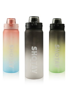 Buy SHOTAY Sports Water Bottles 950ML BPA Free And Leakproof, Fast Flow With Removable Straw, Gym Water Bottle For School, Fitness And Outdoor Sports. in Saudi Arabia