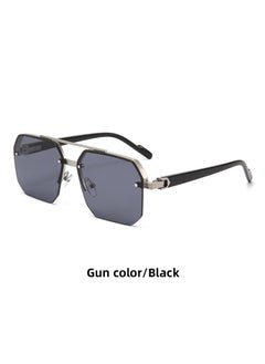 Buy Half Rim Aviator Sunglasses with Double Bridges in UAE