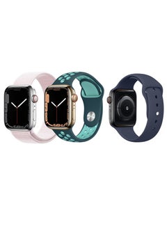 Buy 3pcs Watchband Replacement for Apple Watch 49/45/44/42mm Series 8/7/6/5/4/SE in UAE