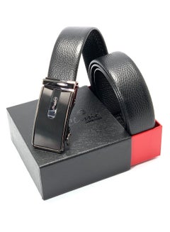 Buy Classic Milano Genuine Leather Belt Autolock ALTHQ-3705-11 (Black) by Milano Leather in UAE