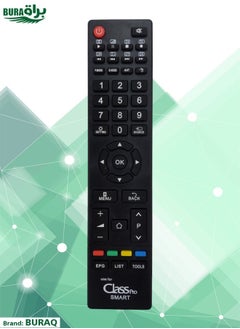 Buy Class Pro Smart TV Remote - Replacement Remote Control Compatible For Class Pro Smart TV LCD LEDs - Black in Saudi Arabia