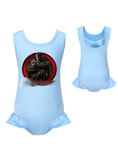 اشتري Black Myth Goku Girls' One Piece Swimsuit And Cap Set في الامارات