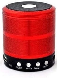 اشتري Mini Bluetooth Speaker WS-887 (RED) في مصر