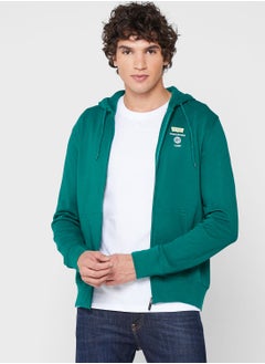 Buy Logo Zip Through Hoodie in Saudi Arabia