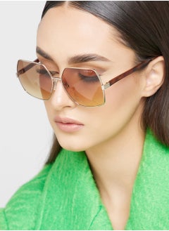 Buy Metal Shaped Sunglasses in Saudi Arabia