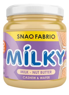 Buy Milky Milk Nut Butter with Cashew and Wafer No Sugar Added 250g in UAE