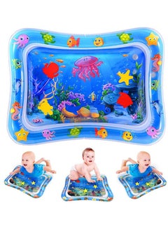 اشتري Inflatable Tummy Time Mat Play, Premium Baby Water Play Mat, Indoor & Outdoor Sea Playmats For Kids, Stimulation Growth Activity, Sensory Development Gift For Girl Boy في السعودية