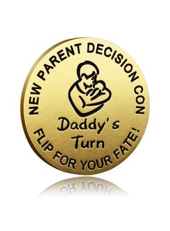 Buy Dad Mom Decision Coins Baby Commemorative Coins Newborn Mom And Dad Gifts Pregnancy Gifts Doublesided Coin Decision Game in Saudi Arabia