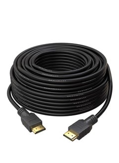 Buy HDMI v1.4 cable, 10 meters long, from Stargold | High-speed wire with 3D ARC Ethernet | FHD 1080P,1080i,4K PS4 Xbox One Sky HD Laptop TV CCTV | Gold and black plated in Saudi Arabia