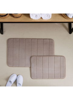 Buy Snug 2-Piece Memory Foam Bathmat Set 80 x 50 cm in UAE