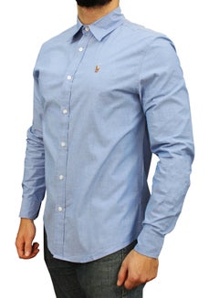 Buy Ralph Lauren Polo The Iconic Slim Fit Blue Oxford Shirt in Egypt