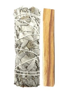 Buy Home Cleansing And Smudging Kit With White Sage, Palo Santo - Smudge Kit With Sage Smudge Sticks Incense Gifts in UAE