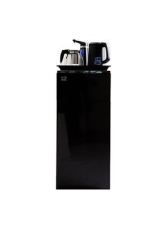 اشتري New Design Household Upright Hot/Cold Water Dispenser Tea Bar Machine with Tea Pot 900ml and Electric Kettle 800ml 1350W YR-1C Black في السعودية