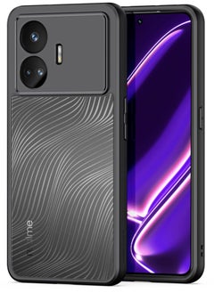 Buy DUX DUCIS Aimo Cover for the Realme GT Neo5 SE mobile phone slim, transparent matte cover made of TPU, polycarbonate, polypropylene, silicone - black in Egypt