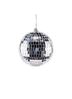 Buy Gulf Flowers Christmas Ball – Metallic Grey Ornament for Tree & Holiday Decoration in UAE