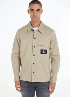 Buy Monogram Regular Fit Patch Pocket Shirt in Saudi Arabia