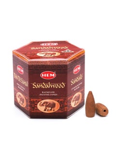 Buy Natural Sandalwood Backflow Incense Cones in UAE