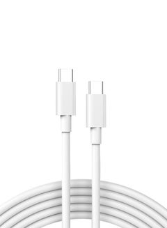 Buy iphone 15  3A 60W USB C to USB C Charging Cable for MacBook Air Mac Book Pro Type C Cord for New iPad Pro 12.9/11 Air 4/5 Mini 6 Samsung Pixel All PD USB C Charger 1M in UAE
