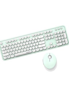 اشتري 2.4G wireless keyboard and mouse color lipstick keyboard and office wireless keyboard and mouse set في السعودية