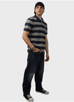 Buy Essential Striped Polo Shirt in Saudi Arabia