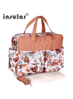 Buy Multifunctional Print Travel Nappy Bag With High-Quality Material in Saudi Arabia