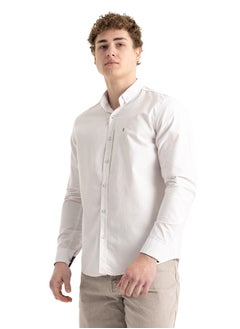 Buy Shirt Men's, Stylish, Oxford Cotton , White , Multicolor in Egypt