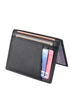 Buy Card Holder Wallet Minimalist Slim Pop Up Front Pocket  Small RFID Blocking Leather For Men or Women Credit Cards in UAE