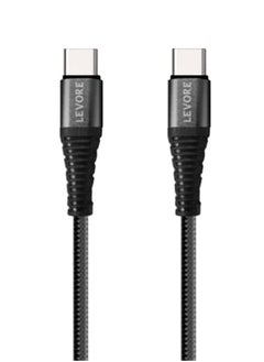 Buy Nylon Braided USB C to USB C Cable 1M in Saudi Arabia