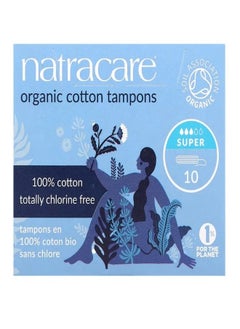 اشتري Organic Cotton Tampons Super 10 Tampons في الامارات