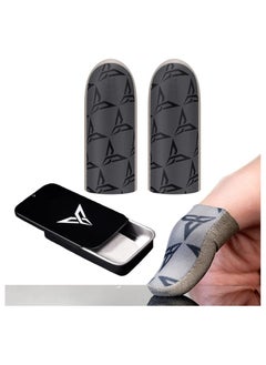 Buy P1 Silver-Cloth Mobile Gaming Finger Sleeve Extremely Thin Material, Zero Touch, Breathable, Extremely Sensitive in Saudi Arabia