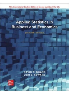 Buy Applied Statistics In Business And Economics Ise  Ed   7 in Egypt