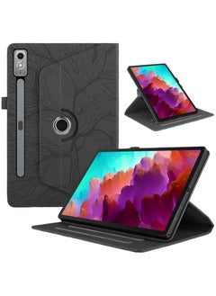 اشتري Lenovo Tab P12 12.7 inch 2023 (TB-370FU/TB-371FC) Tree of Life Tablet Case, TPU + PU Leather 360 Degree Rotative Kickstand Cover with Auto Wake/Sleep في السعودية