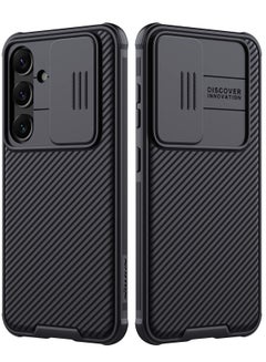 Buy For Samsung Galaxy A55 5G Case TPU Shockproof Airbag Bumper, Camera Lens Protection Slide Cover Phone Case, Anti-Fingerprint Slim Fit Mobile Back Cover in Saudi Arabia