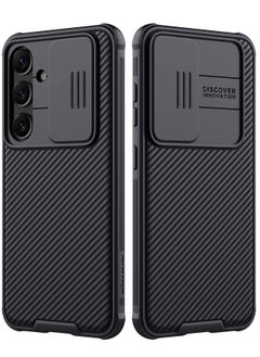 Buy For Samsung Galaxy A55 5G Case TPU Shockproof Airbag Bumper, Camera Lens Protection Slide Cover Phone Case, Anti-Fingerprint Slim Fit Mobile Back Cover in Saudi Arabia