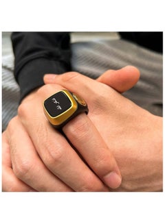 Buy UMEOX iQIBLA Smart Zikr Ring Lite Black 22MM in UAE